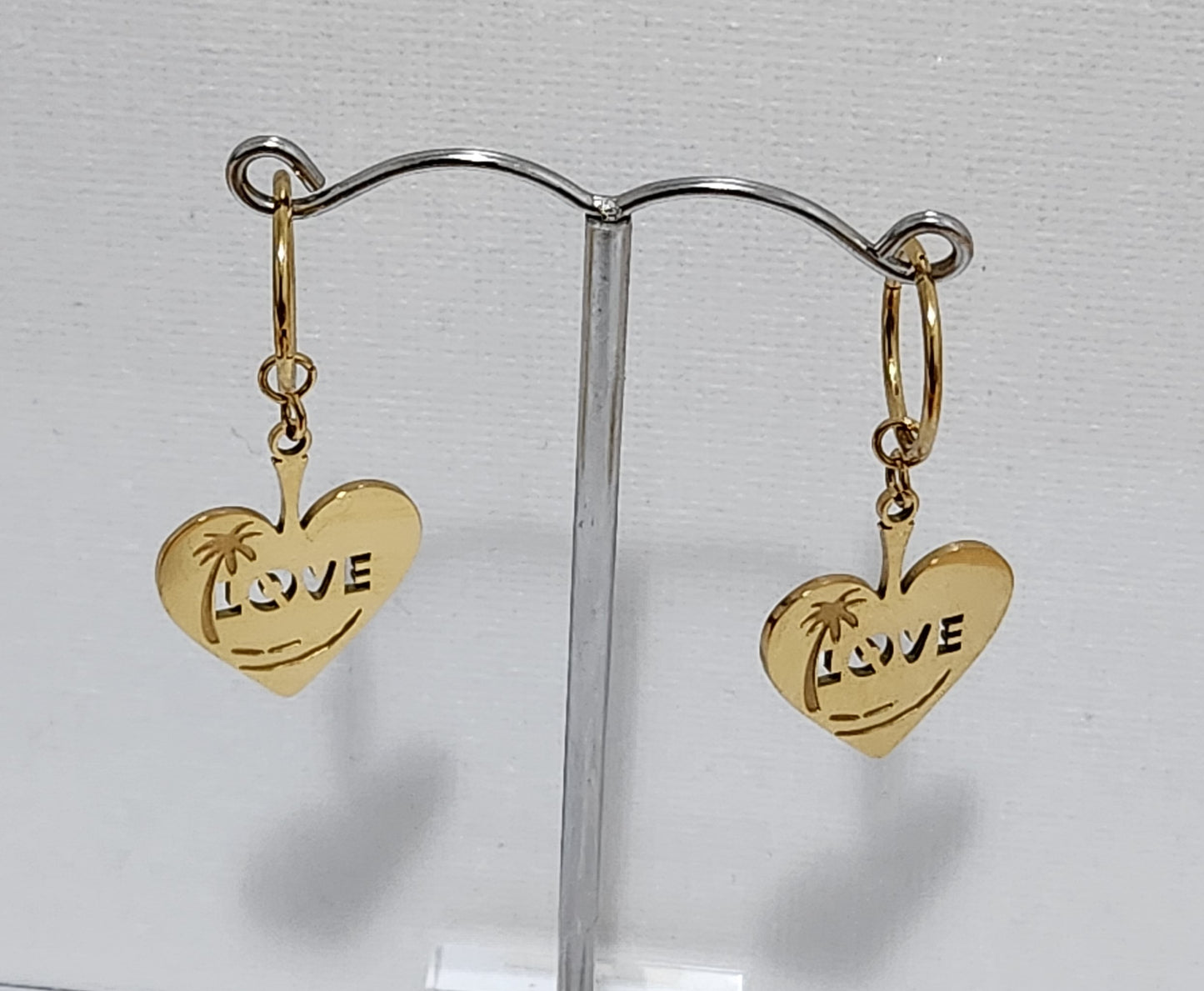 High quality Stainless Earrings "LOVE"