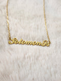 Solomon Is - High Quality Personalised Pendant Necklace