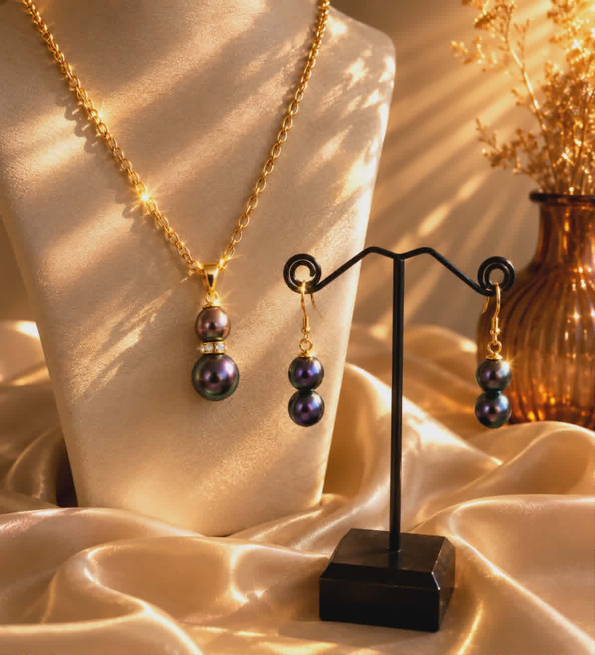 Midnight Pearl Elegance Set