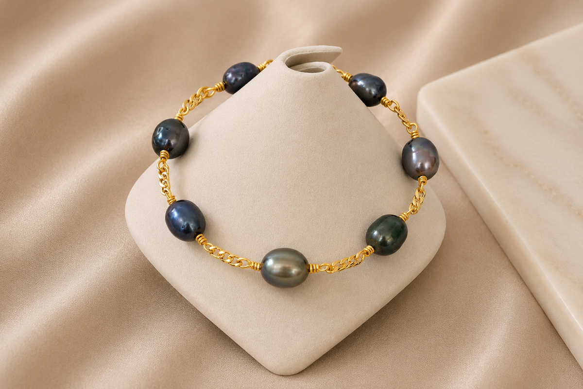 Leilani - (10-14mm) Genuine Natural Pearl Bracelet