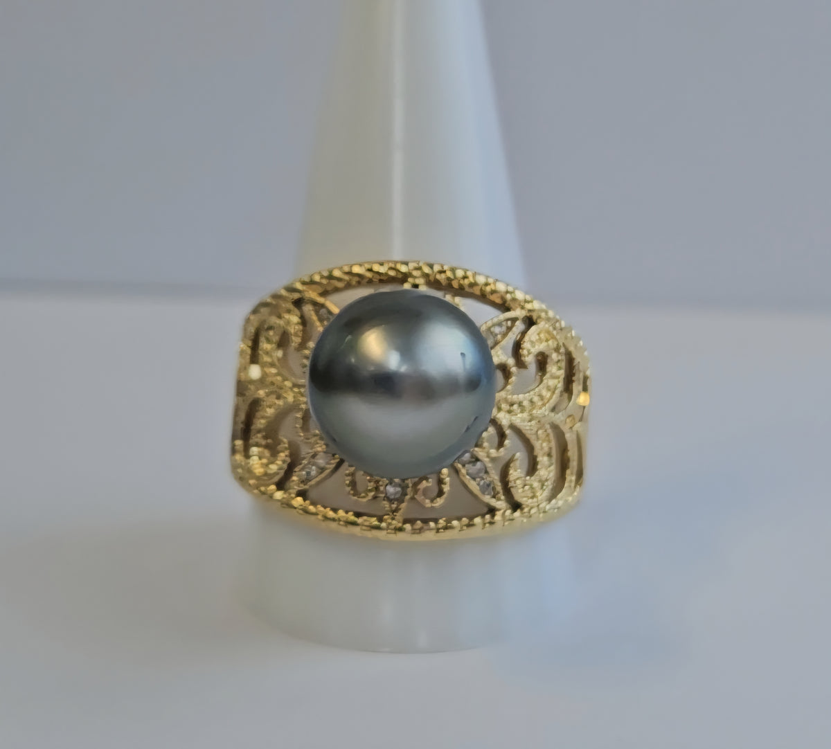 AVAIMOANA - GOLDFILLED CZ DIAMOND RING