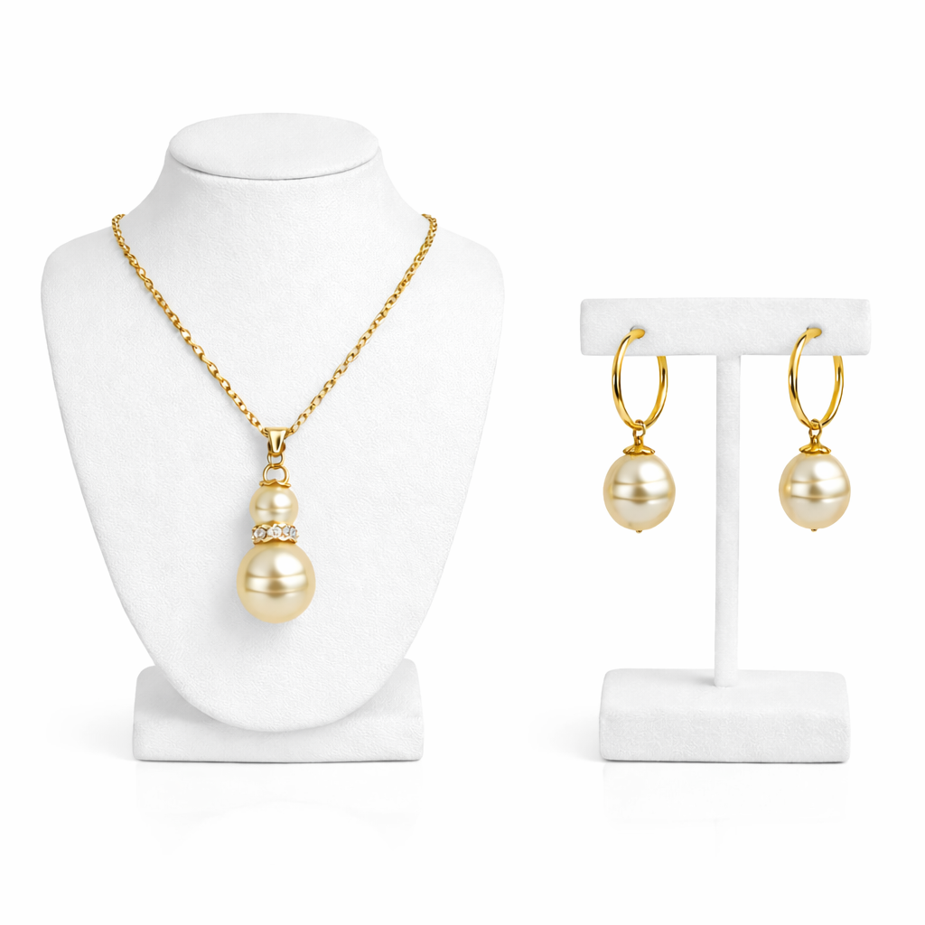 Golden Glow Pearl Set