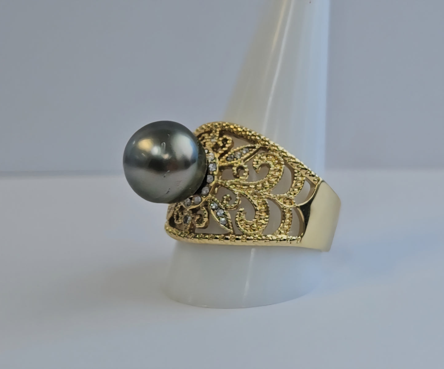 AVAIMOANA - GOLDFILLED CZ DIAMOND RING