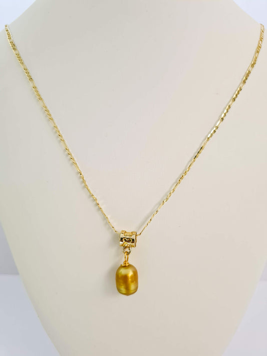 NATURAL SUNRISE - Gold Freshwater Pearl Set