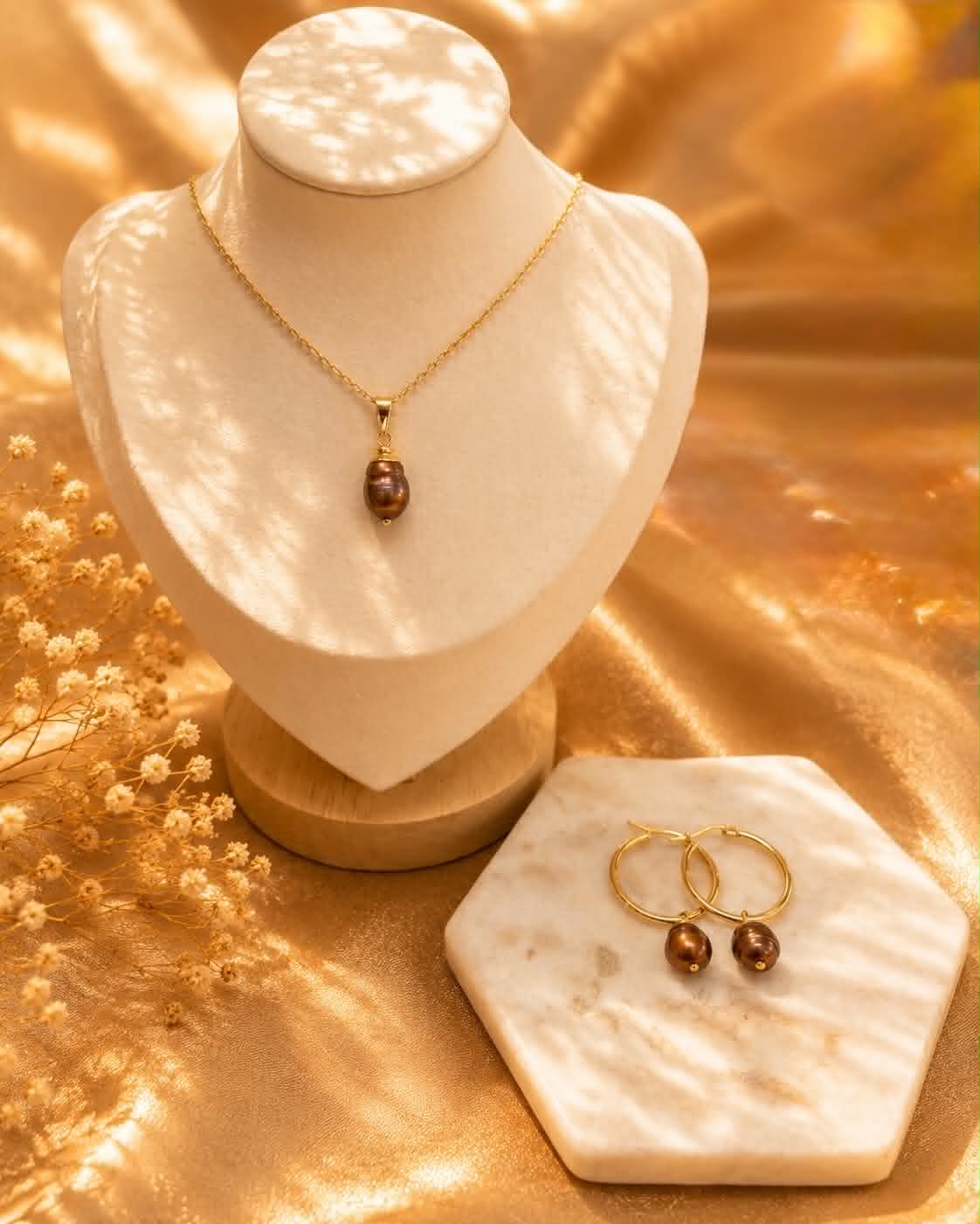 Cocoa Pearl Set