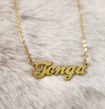 TONGA - High Quality Personalised Pendant Necklace