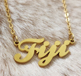 Fiji - High Quality Personalised Pendant Necklace