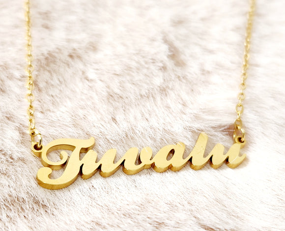 TUVALU - High Quality Personalised Pendant Necklace