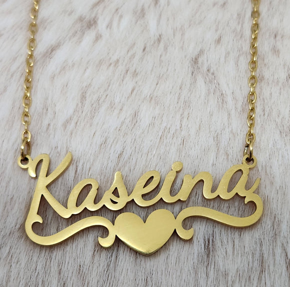 Custom-made Personalised Name Pendant (37-50mm x 15mm)