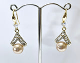 Gold filled Comfortable Gold Premium Shell Pearl Earrings