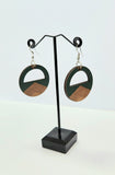 ROUND SUZANNA TAPA DESIGN STATEMENT EARRINGS