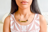 KEEP IT SIMPLE - Plain Horizontal Personalised Pendant #3 Necklace