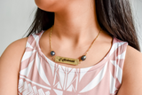 KEEP IT SIMPLE - Plain Horizontal Personalised Pendant #3 Necklace