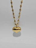Heart Filled Necklace Chain Water-Proof & Non Tarnishing Necklace