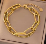 Heart Filled Bracelet Water-Proof & Non Tarnishing Bracelet