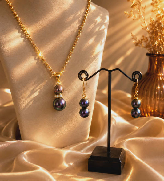 Midnight Pearl Elegance Set
