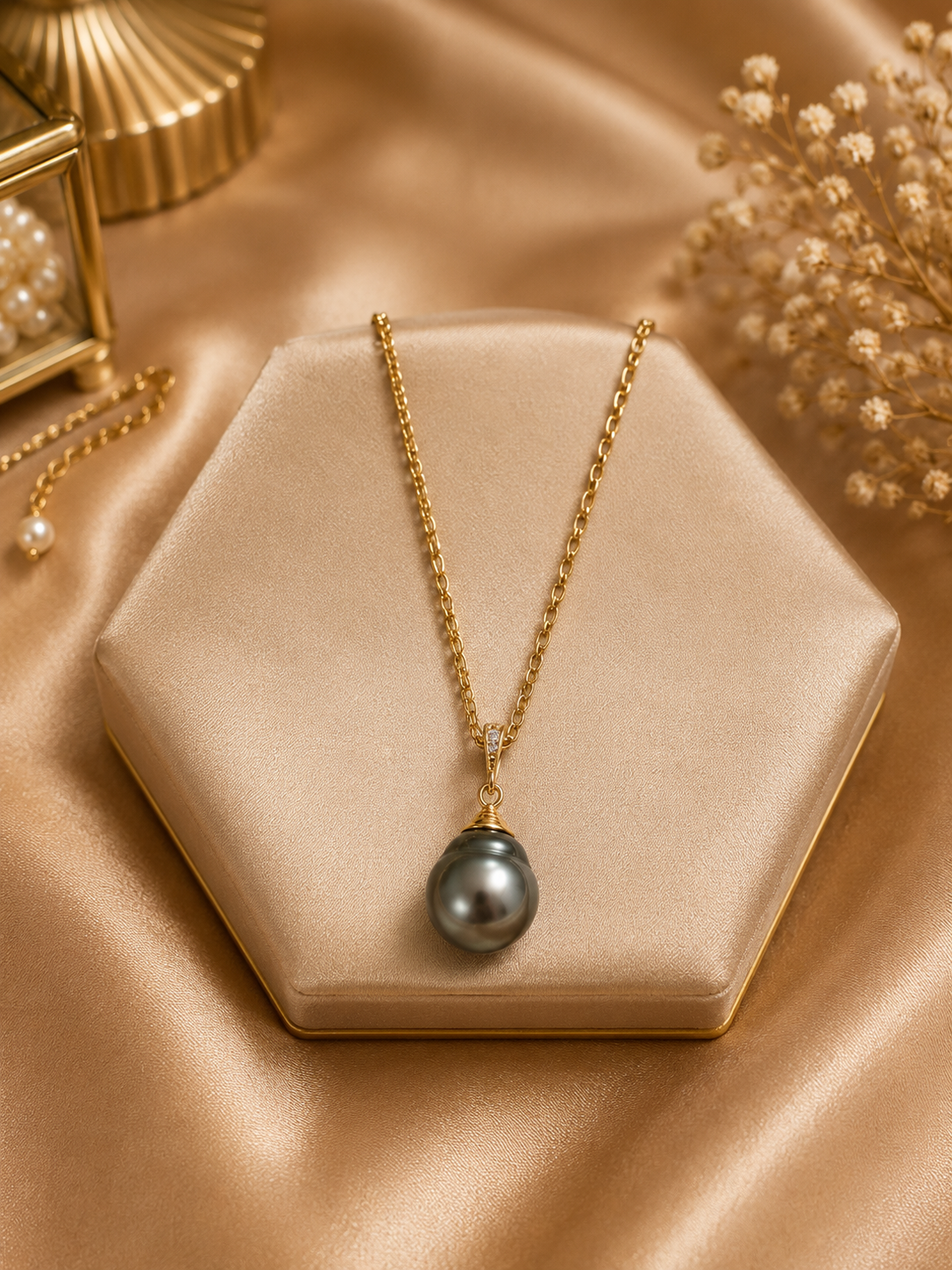 Big Natural Pearl Necklace