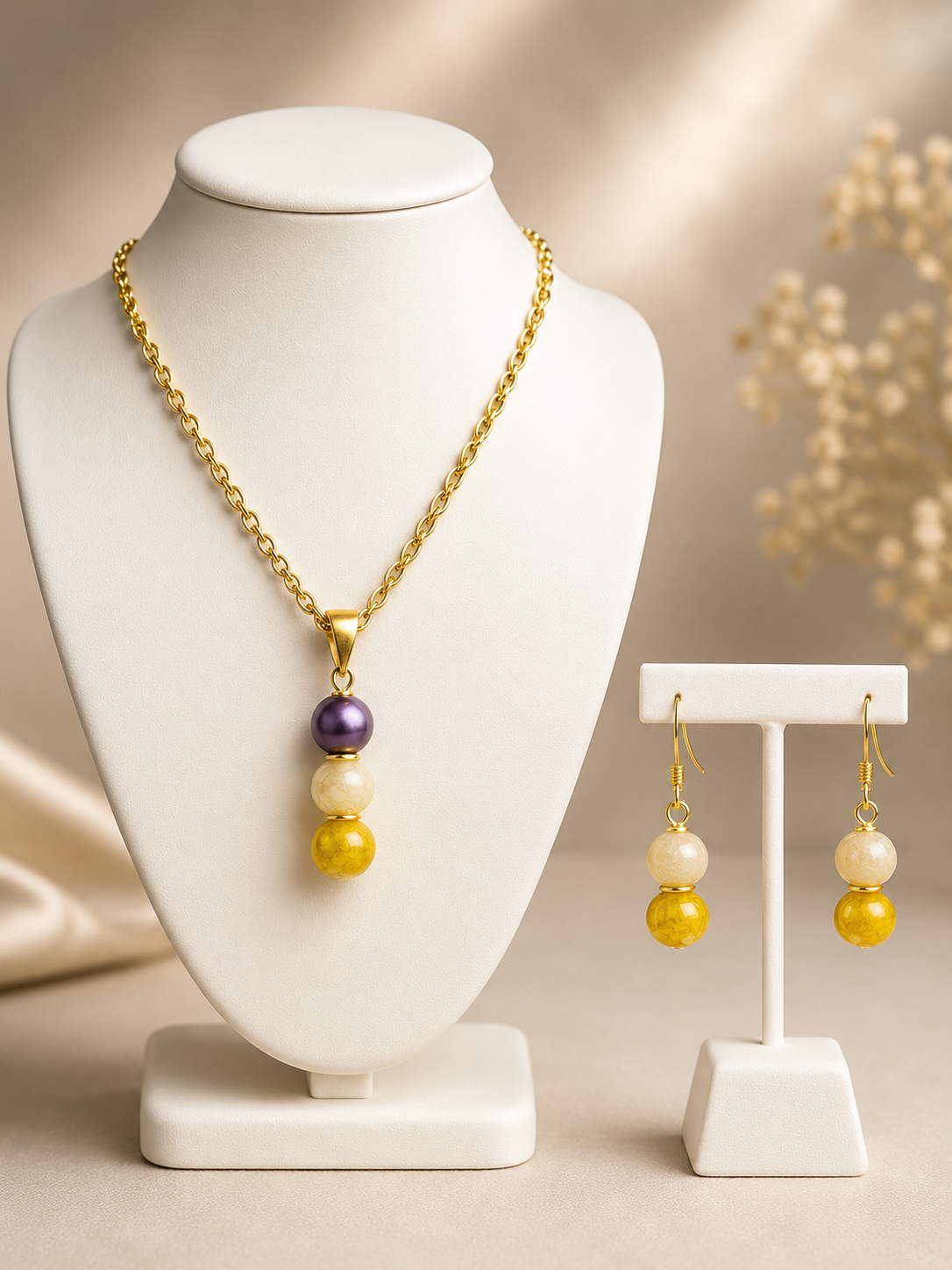 Gold Pearl Set