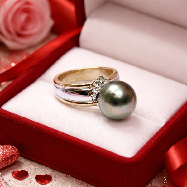 Authentic Tahitian Pearl Ring