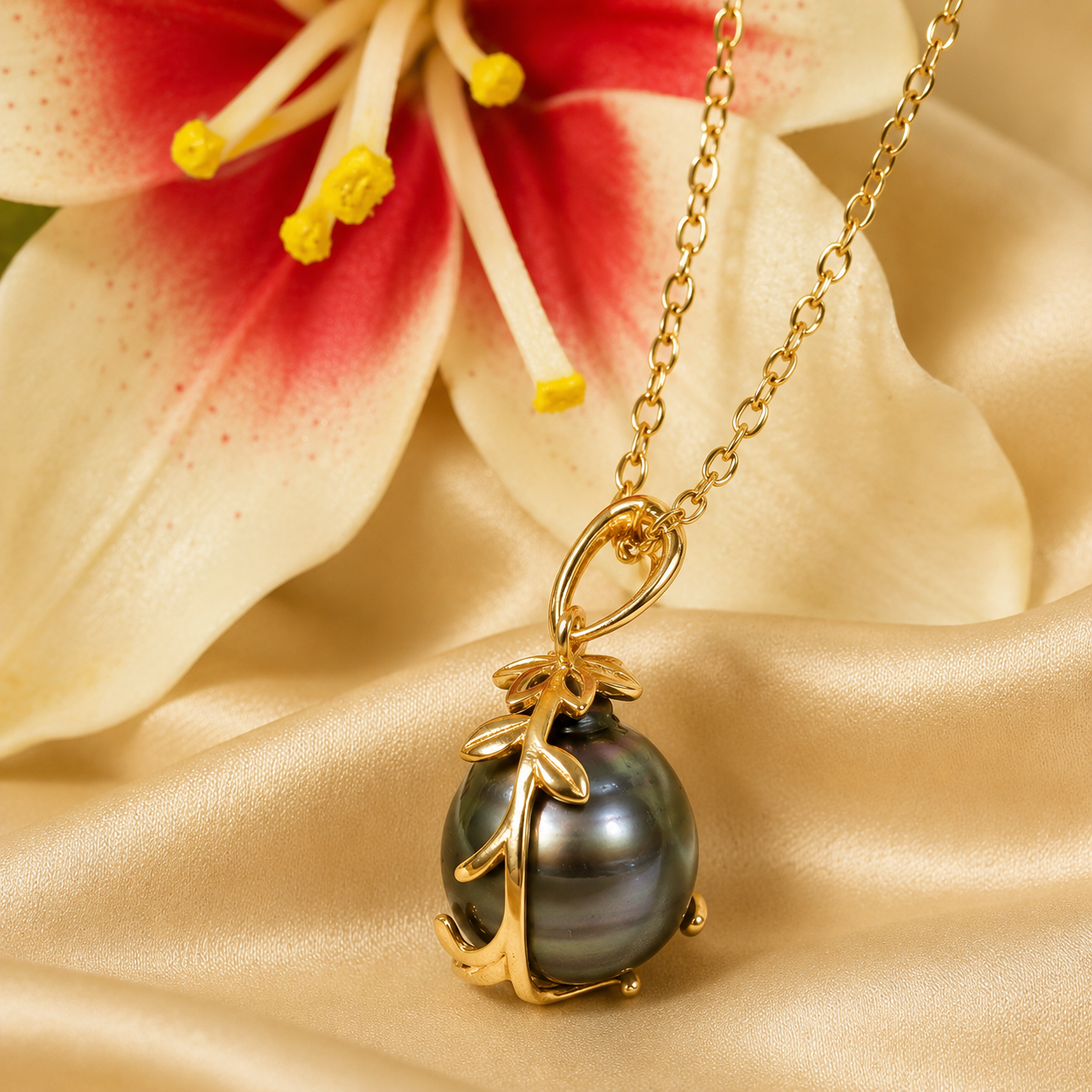 Tahitian Pearl Pendant Necklace
