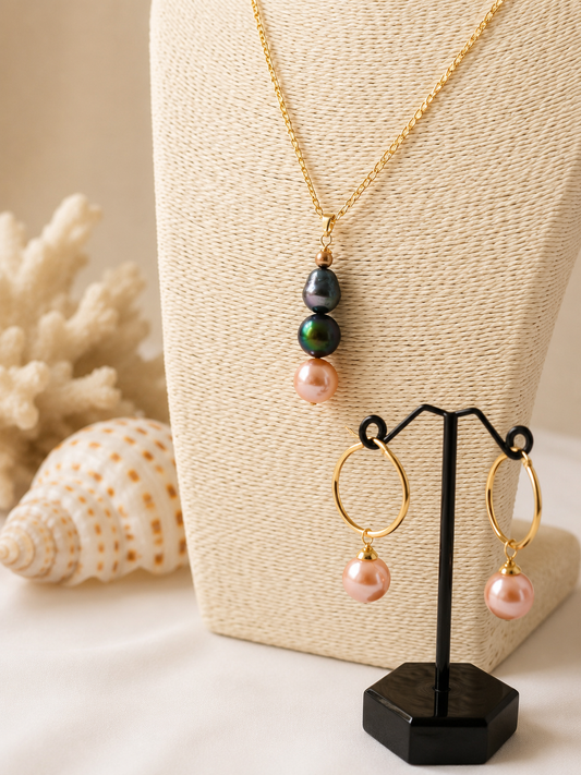 SWAROVSKI BLENDING PEARL SETS- Natural x Swarovski - Multicolour Variety - 14k GOLDFILLED