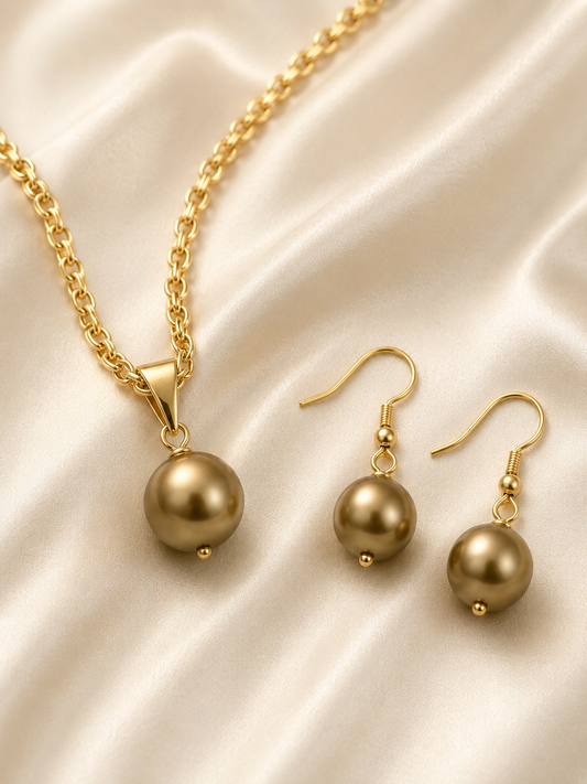 Olive Green Pearl Set