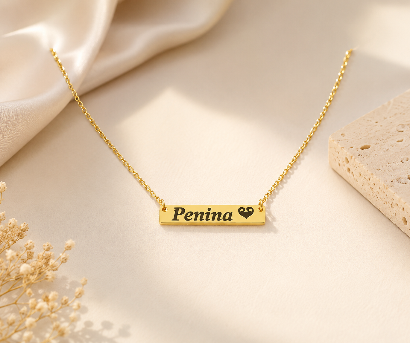 Personalised Name Necklace – Waterproof • Hypoallergenic • Premium Quality