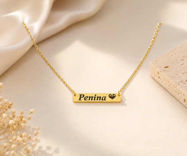 Personalised Name Necklace – Waterproof • Hypoallergenic • Premium Quality