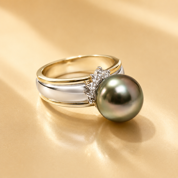 Authentic Tahitian Pearl Ring