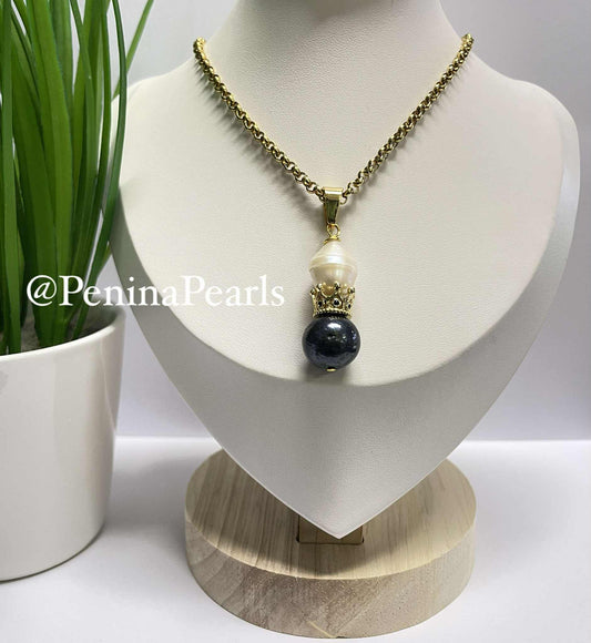 Elira - Natural Pearl Necklace