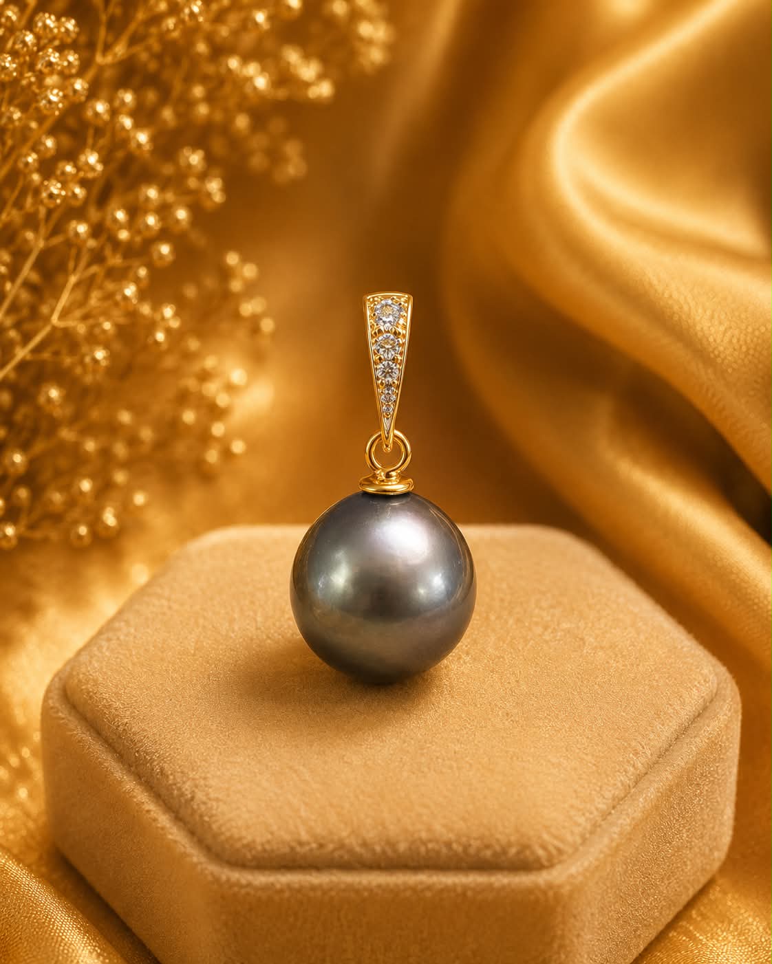 Classic Black Pearl Pendant