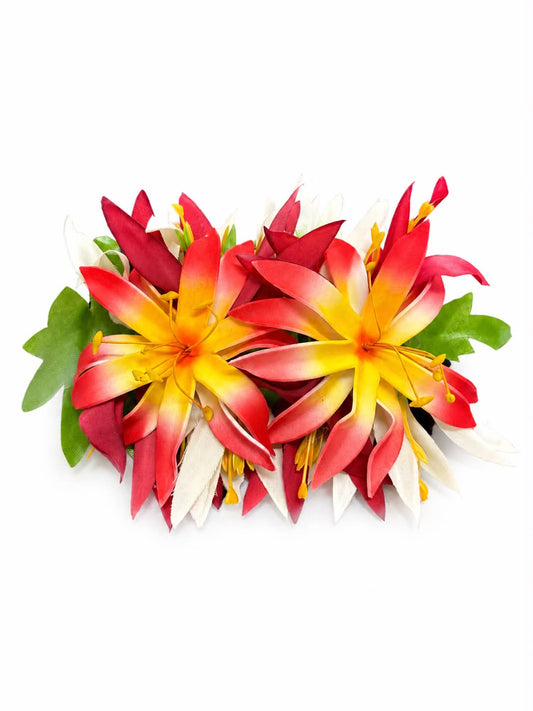 Sunset Paradise Lily Flower Clip