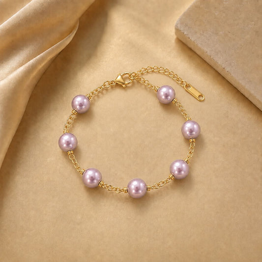 ✨ Light Purple Pearl Bracelet ✨