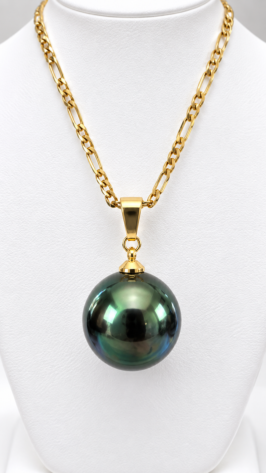 Premium Shell Pearl Pendant Necklace