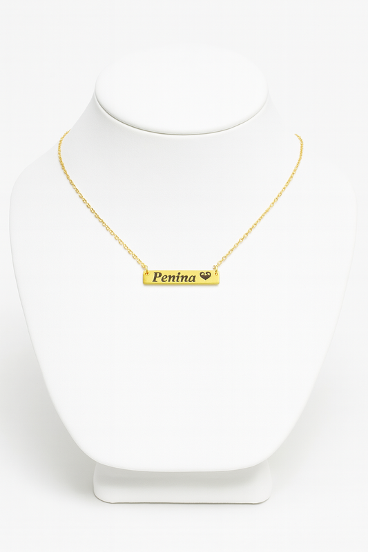 Personalised Name Necklace – Waterproof • Hypoallergenic • Premium Quality