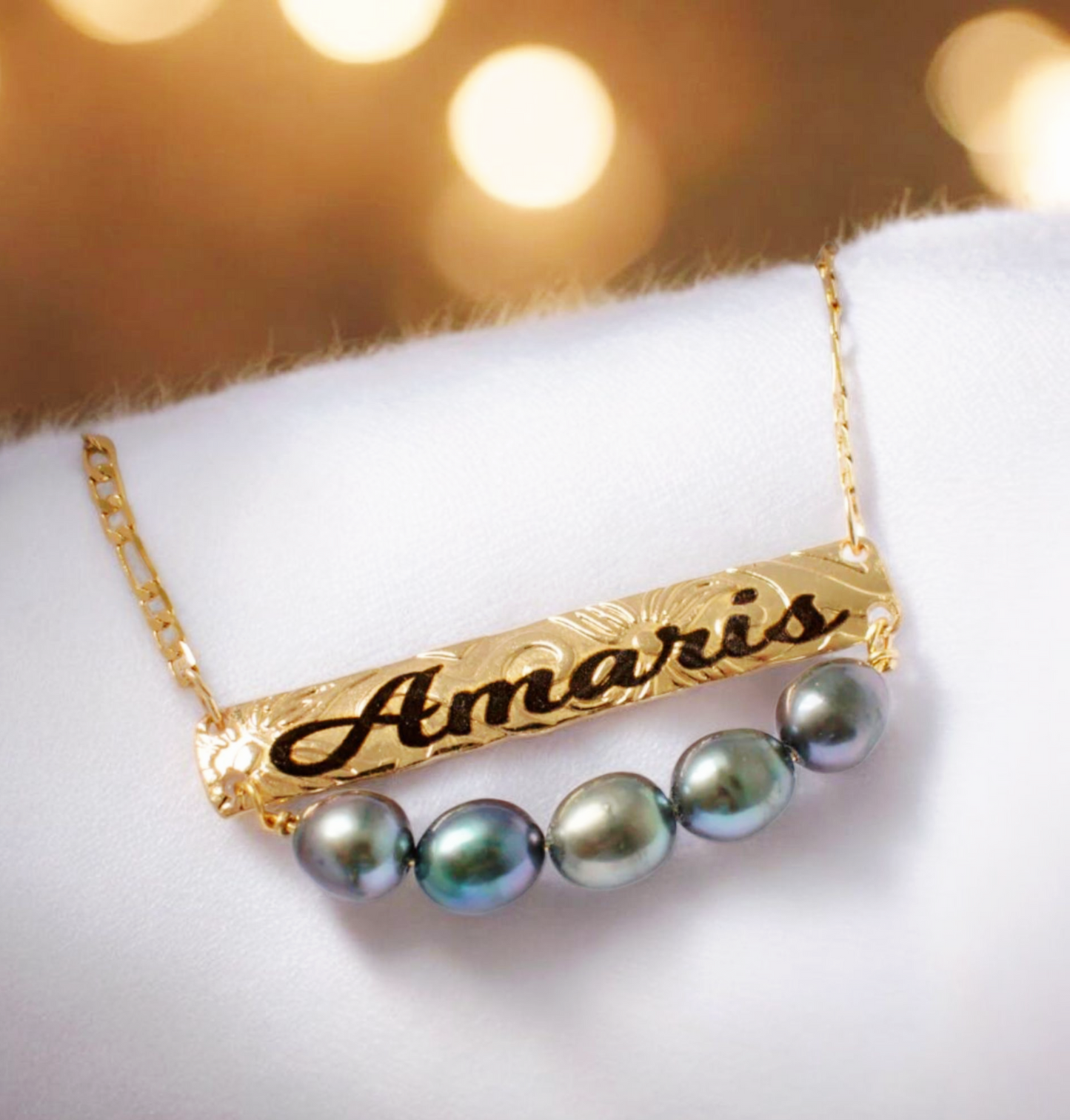Personalised Pearl Name Necklace