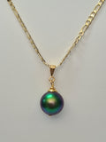 Rayla - Lustre Iridiscent Green Premium Swarovski Pearl Set