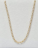 9crts Gold cable chains - 60cm