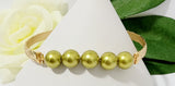 5 Pearls - Hawaiian Polynesian Engraved Pattern bangle - Brand New Island Style