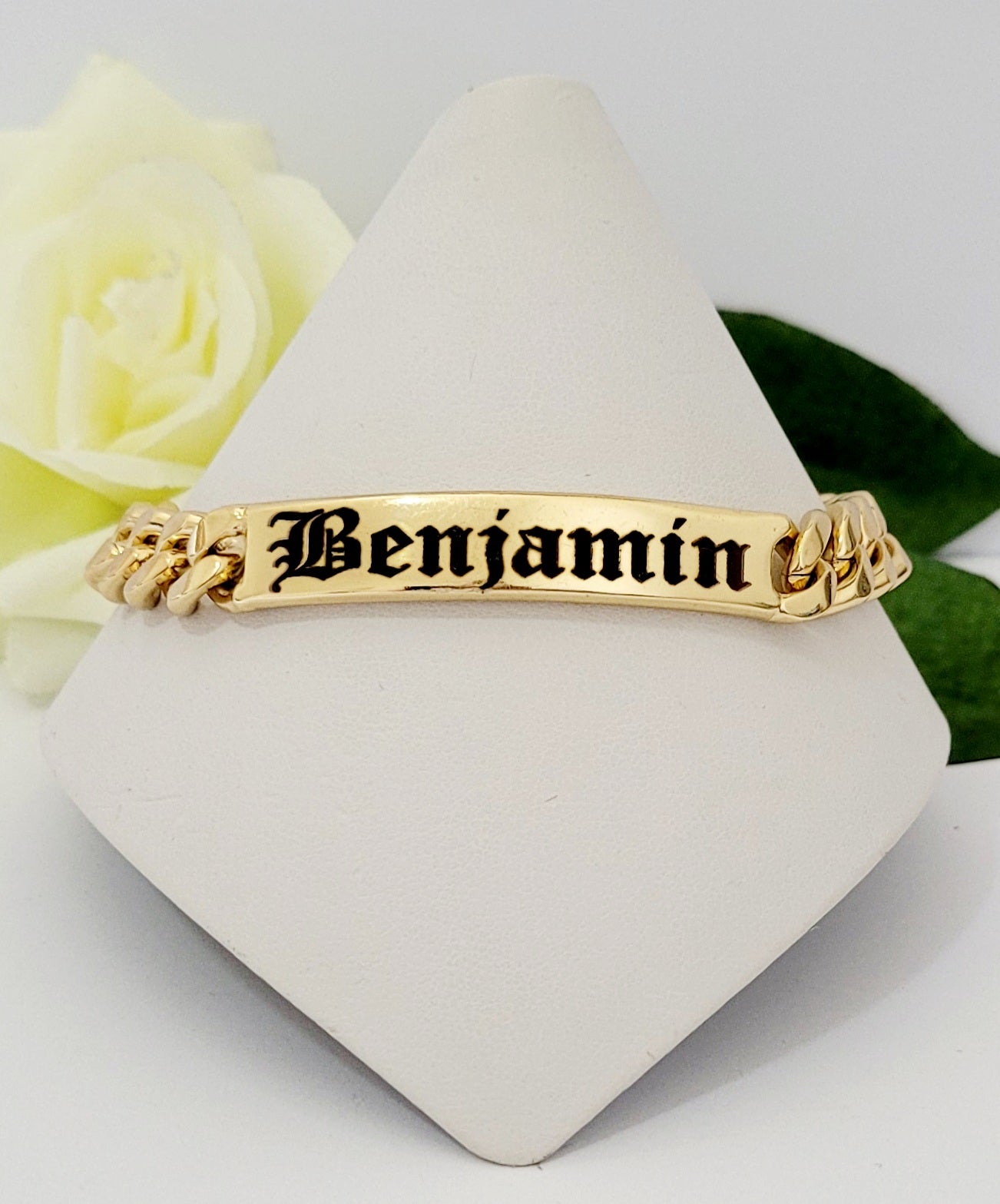 Mens Personalised Name Engraved Bracelet