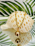 ADELYN - Golden Premium Swarovski Pearl Set With 14K GF