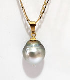 Tahitian Pearls Simple Pendant Necklace