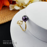 Hibiscus Single Pearl Ring - MULTICOLOUR VARIETY