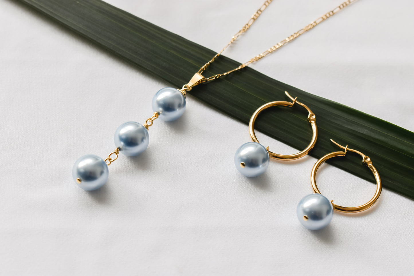 CELESTE - Swarovski Pearl Drop Design Set - MULTICOLOUR VARIETY - 14k Goldfilled