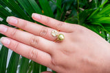Hibiscus Single Pearl Ring - MULTICOLOUR VARIETY