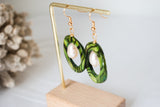 LILLIA GREEN - Multicolour Variety - Natural Black and White Pearl Earrings