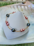 LORELEI - Tahitian x pink baroque shaped pearl bracelet