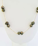 Natural Baroque Freshwater Multiple Pearl Necklace (Double Pearl Style)