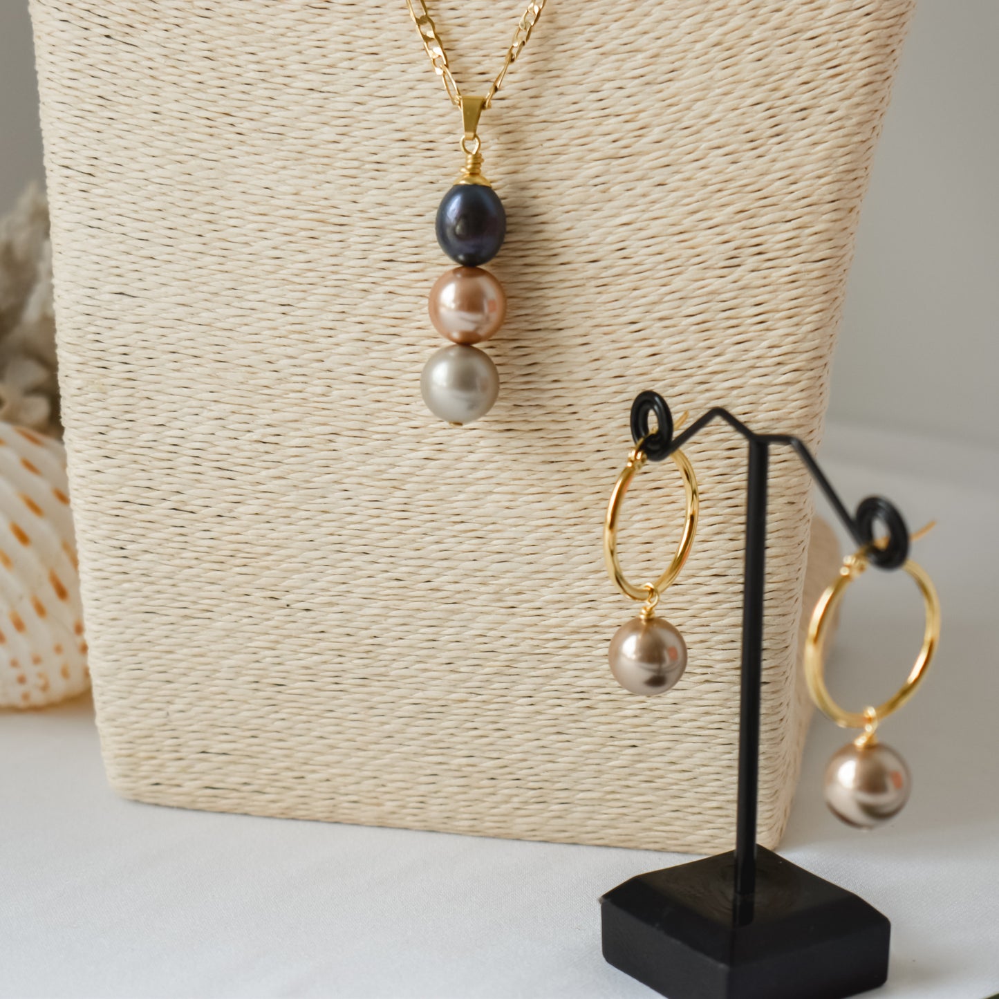 SWAROVSKI BLENDING PEARL SETS- Natural x Swarovski - Multicolour Variety - 14k GOLDFILLED