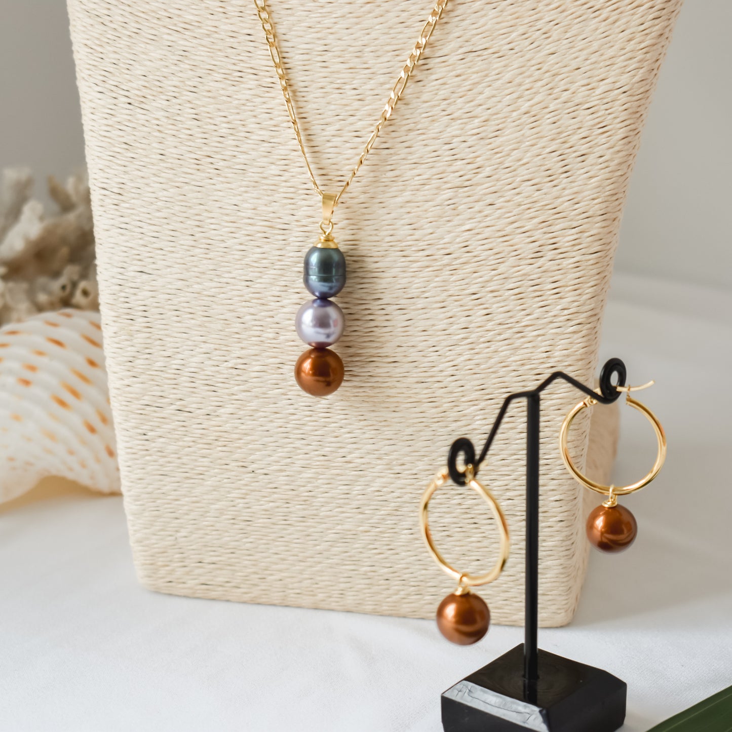SWAROVSKI BLENDING PEARL SETS- Natural x Swarovski - Multicolour Variety - 14k GOLDFILLED